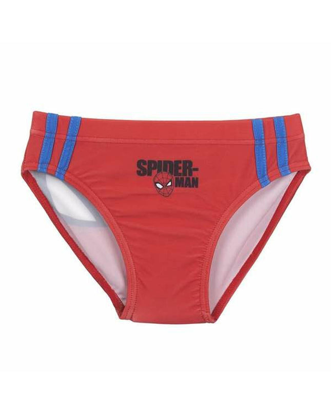 Red Spider-Man kids' swim rash guard, suitable for water sports and outdoor activities, featuring Spider-Man branding.