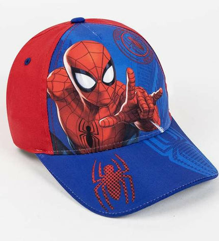 Spider-Man Kinderpet Spider-Man Rood outdoor sport hat with adjustable strap and bright red color, perfect for camping and hiking.