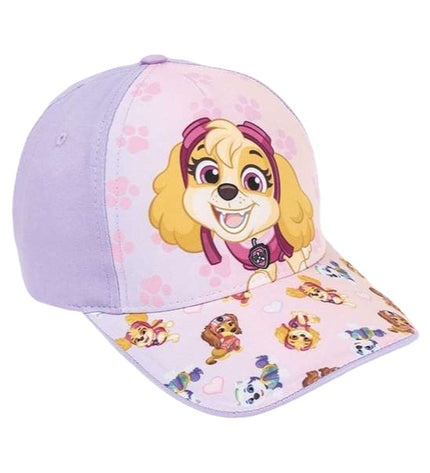 Purple Kinderpet Paw Patrol pet harness designed for outdoor activities like camping and walking, featuring Paw Patrol branding.