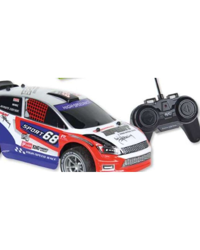 BigBuy Kids remote-controlled police car buggy, 1:16 scale, toy vehicle with dimensions 26x13x10 cm, ideal for children’s play.