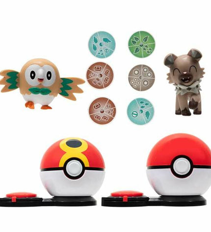 Pokémon actiefiguren toy set featuring popular Pokémon characters, detailed plastic figures for collection and play.