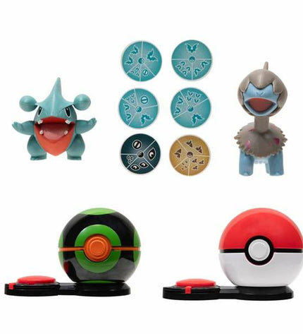 Pokémon action figures toy set featuring popular Pokémon characters from the Pokémon brand.