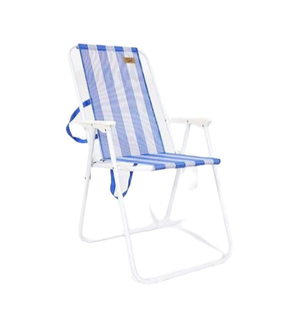 Ociotrends outdoor beach chair, lightweight and foldable, 53x44x88 cm, ideal for camping and outdoor relaxation.