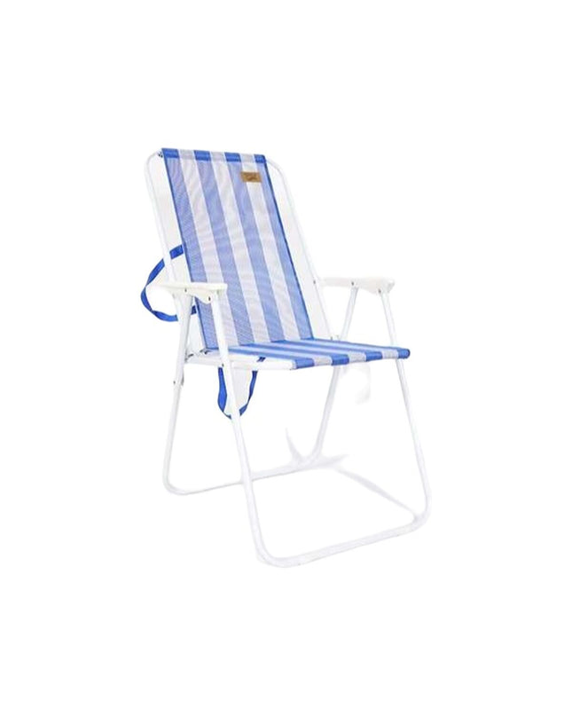 Ociotrends outdoor beach chair, lightweight and foldable, 53x44x88 cm, ideal for camping and outdoor relaxation.