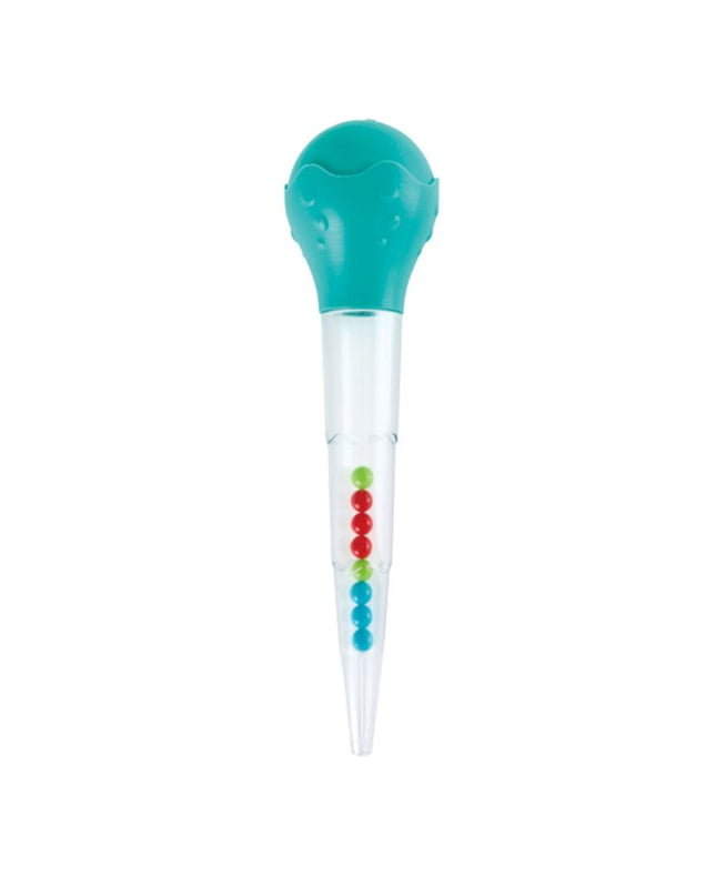 Hape turquoise baby agility game toy for young children, featuring colorful shapes and playful design for developmental fun.
