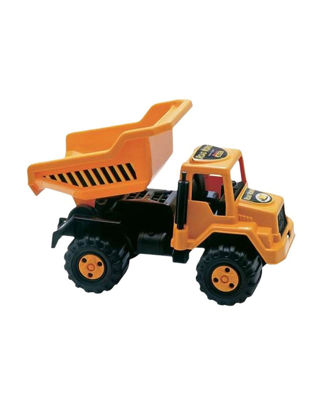AVC Kiepwagen toy truck with bright colors, detailed design, and moving parts, perfect for children’s play and imaginative fun.