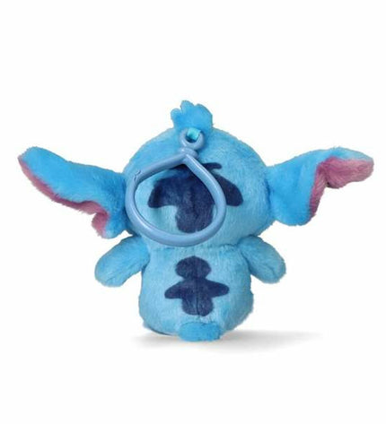 Stitch blue keychain featuring a playful plush design, perfect as a fun gift or accessory for fans of toys and games.