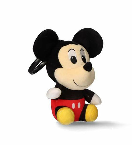 Black Mickey Mouse keychain featuring a playful Mickey Mouse design, perfect as a fun and original gift or collectible accessory.