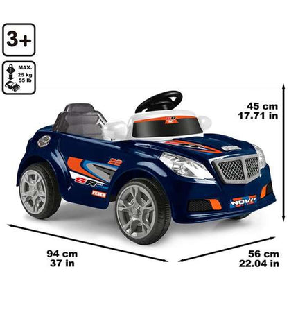 Feber Twinkle remote control police car toy for kids, detailed blue police vehicle with realistic features and colorful design.