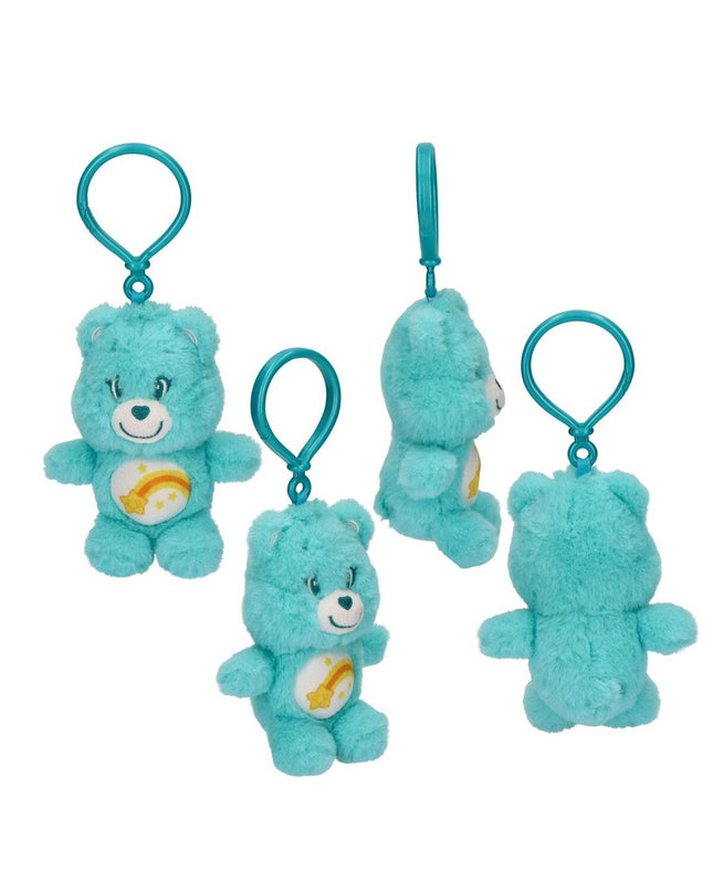 Care Bears turquoise keyring featuring a cute plush Care Bears character, perfect for playful accessories and gifts.