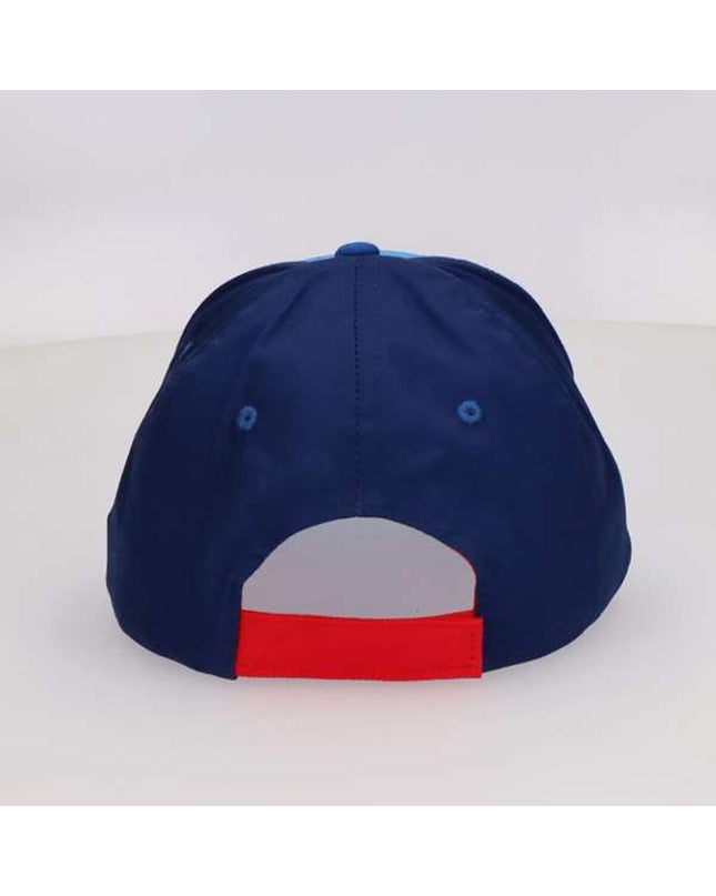 Kinderpet Spider-Man blauw, sport en outdoor pet hat featuring Spider-Man design, ideal for camping and outdoor activities.