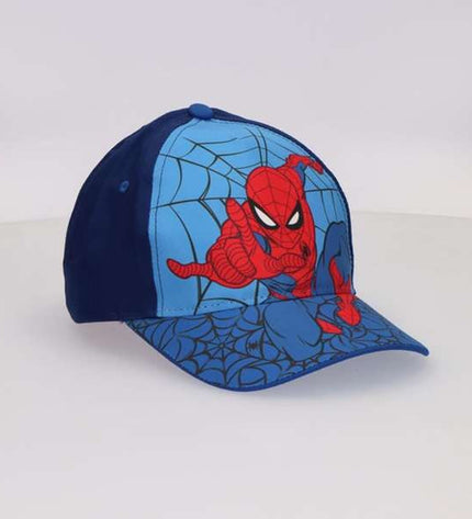 Kinderpet Spider-Man blauw, sport en outdoor pet accessory featuring Spider-Man design, ideal for camping and hiking activities.