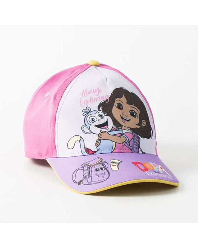 Dora the Explorer Kinderpet Roze outdoor sport backpack for camping and hiking, featuring colorful Dora character design.