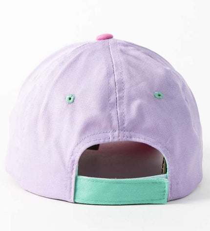 Kinderpet Dora The Explorer purple outdoor hat with wide brim, perfect for camping and outdoor activities.