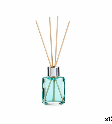 Set of 12 Acorde Parfum Sticks in 30ml bottles for home fragrance and decor, displayed in a home or kitchen setting.