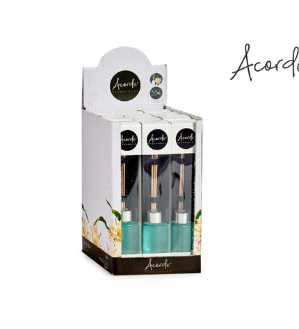 Acorde Parfum Sticks Kledingrek scent diffuser with 12 x 30ml bottles, home decor and kitchen fragrance accessories