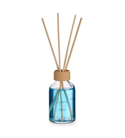 Set of 12 Acorde Oceaan parfum sticks in 50ml bottles, decorative home fragrance for a fresh ocean scent.