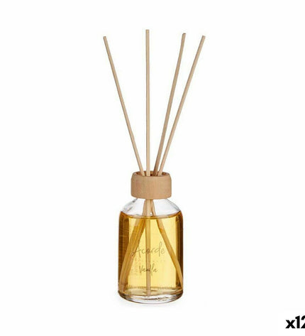 Acorde Vanille perfume sticks in a 50ml bottle, arranged in a decorative display for home decor and fragrance.