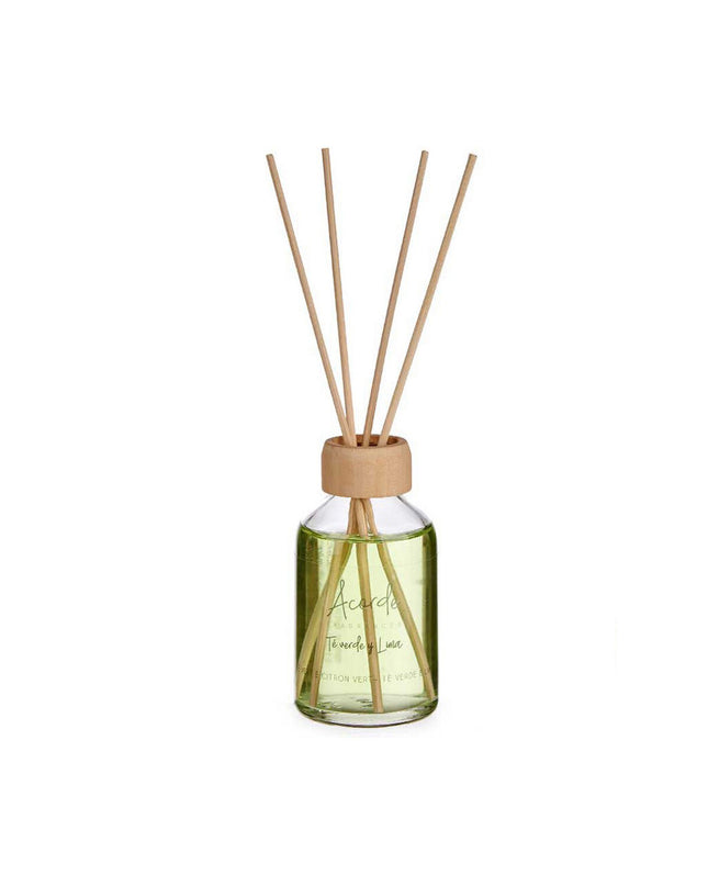 Set of 12 Acorde Parfum Sticks in Lime Green Tea scent, 50 ml each, for home decor and fragrant ambiance.