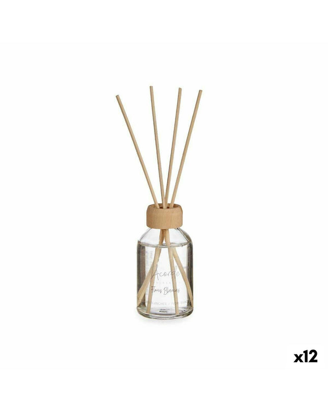 Acorde Parfum Sticks Acorde Witte Bloemen 50ml set of 12 decorative home fragrance sticks for home decor.