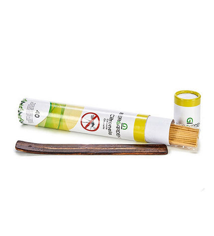 Set of 24 Ibergarden citronella incense sticks with holder, ideal for home decor and pest repellent use.