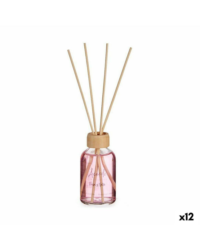 Acorde Aardbei Parfum Sticks in a 50 ml bottle, with 12 sticks for home fragrance and room decoration.