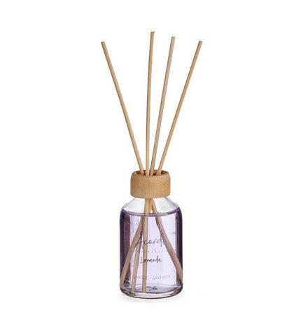Set of 12 Acorde Lavendel parfum sticks in 50 ml bottles, ideal for home decor and aromatic ambiance.