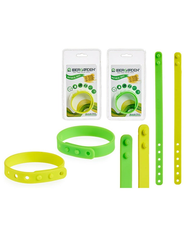 Ibergarden anti-muggen armbanden for outdoor activities, showing 24 insect-repellent bands ideal for camping and hiking.