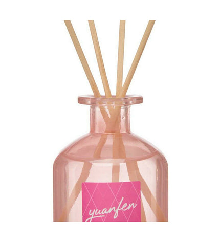 Set of six Acorde Pioenroos parfum sticks in 250 ml jars, decorative home fragrance for stylish home decor.