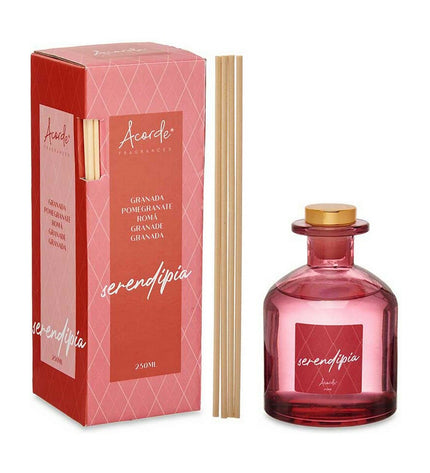 Acorde Parfum Sticks Acorde Granaatappel 250 ml set, decorative home fragrance with six sticks for home decor and ambiance.