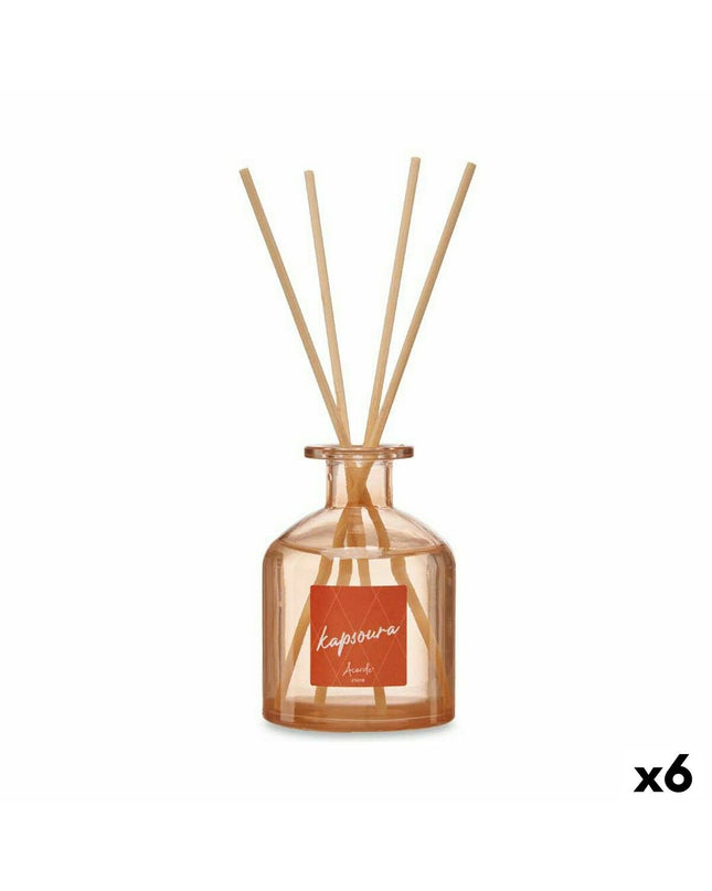 Acorde Gember Parfum Sticks in 250 ml bottles, six-pack, for home decor and fragrance enhancement.