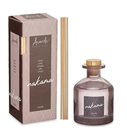 Acorde Parfum Sticks Acorde Linnen 250 ml set of 6 decorative reed diffusers for home scenting and interior decoration.
