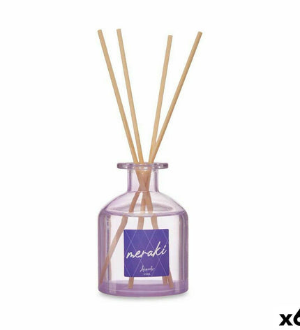 Acorde Parfum Sticks Acorde Paars 250 ml set of 6, decorative home fragrance sticks for home decor and ambiance.