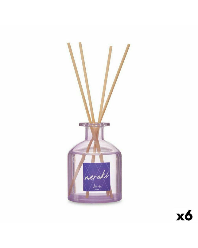 Acorde Parfum Sticks Acorde Paars 250 ml set of 6, decorative home fragrance sticks for home decor and ambiance.