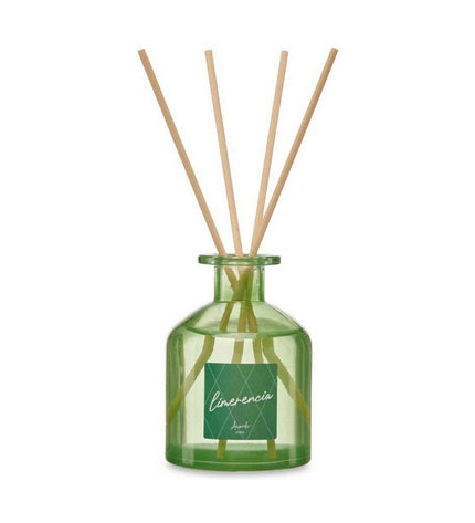 Set of six Acorde Lotus Bloem parfum sticks in 250 ml bottles for home fragrance and decor.