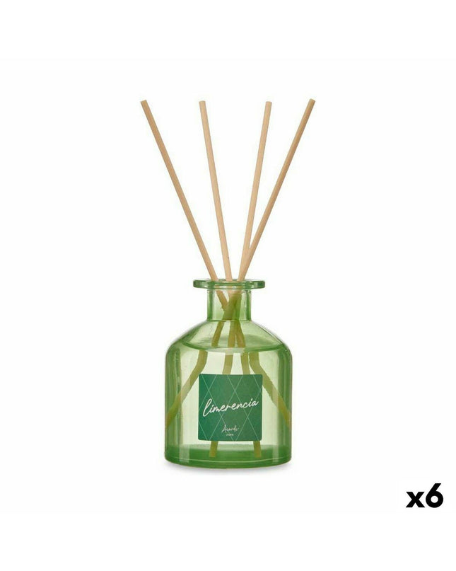 Acorde Lotus Bloem parfum sticks in a 250 ml set, displayed with six elegant reed diffusers for home decor and fragrance.
