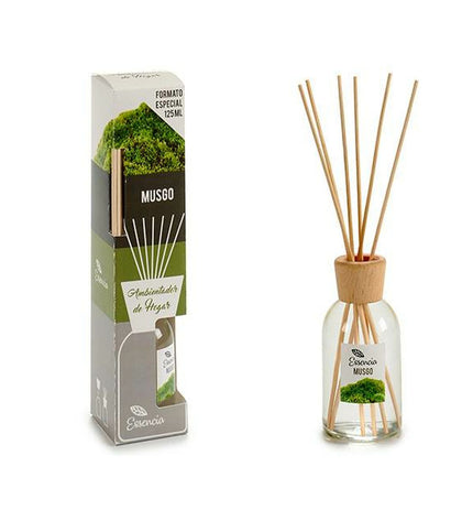 Set of six BigBuy Home Mos parfum sticks in 125 ml containers, designed for home decor and aromatic room fragrance.