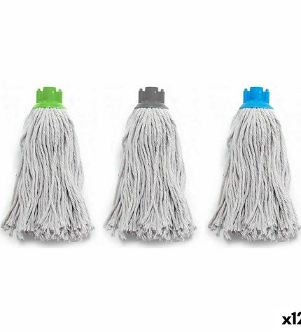 Set of 12 microfiber cleaning sponges, 8 x 28 x 8 cm, from BigBuy Home, ideal for household cleaning and kitchen tasks.