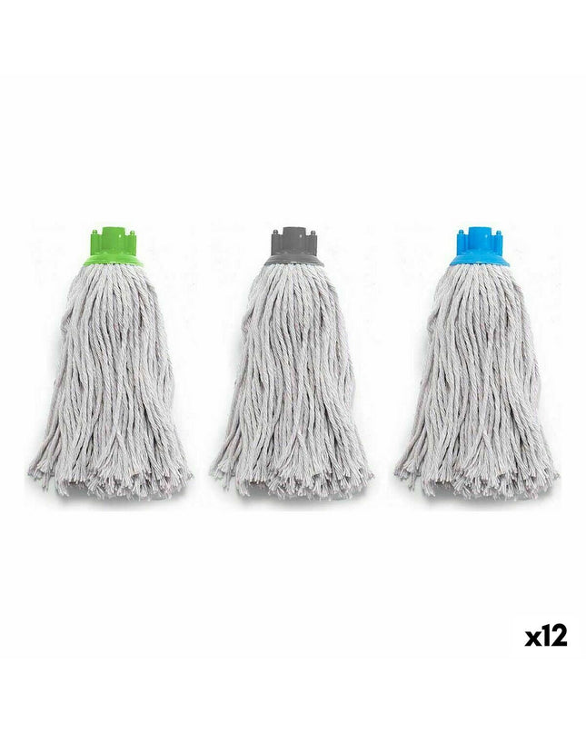 Set of 12 microfiber cleaning sponges, 8 x 28 x 8 cm, from BigBuy Home, ideal for household cleaning and kitchen tasks.