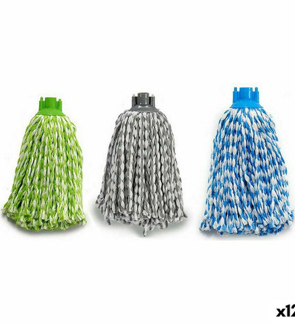 Set of 12 microfiber cleaning cloths, 10 x 34 x 10 cm, from BigBuy Home, ideal for household cleaning and home care.