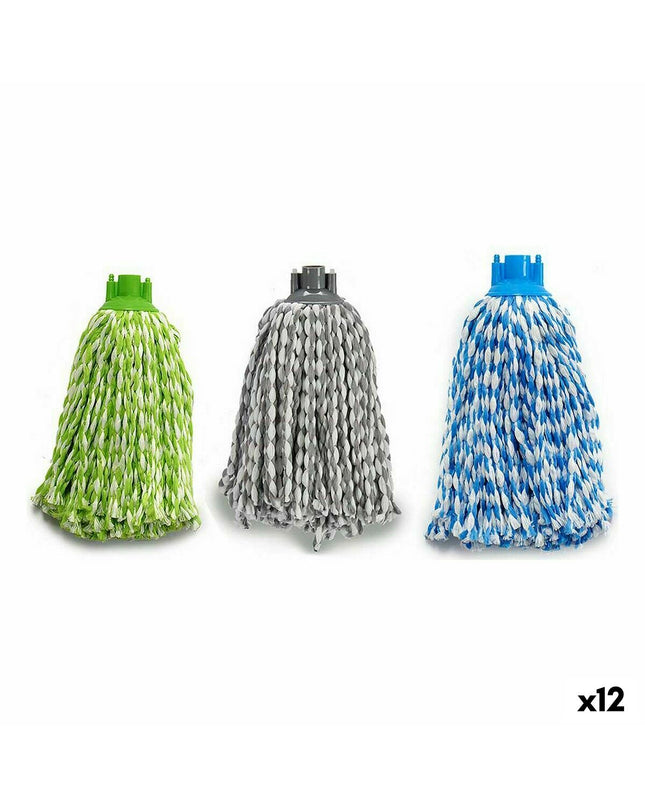 Set of 12 microfiber cleaning cloths, 10 x 34 x 10 cm, from BigBuy Home, ideal for household cleaning and home care.