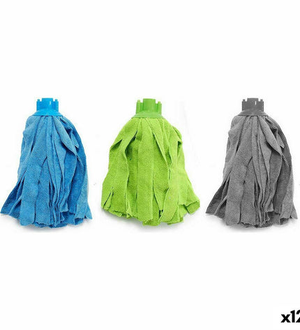Set of 12 microfiber cleaning cloths, 9x30x9 cm, from BigBuy Home for household cleaning and home care.