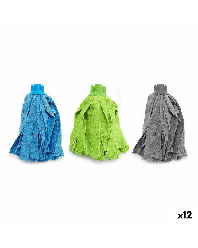 Set of 12 microfiber cleaning cloths, 9x30x9 cm, from BigBuy Home for household cleaning and home care.