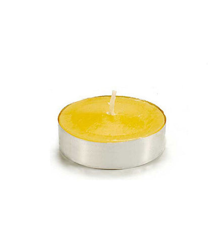 Set of 12 or 24 Ibergarden yellow citronella outdoor candles for garden decoration, designed to repel insects and enhance outdoor ambiance.