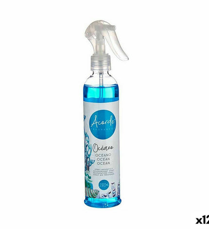 Acorde Oceaan air freshener spray bottle for home and kitchen decor, 280 ml, with 12 units in the image.
