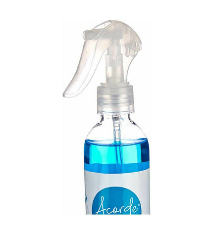 Acorde Oceaan luchtverfrisserspray 280 ml, 12-pack, showcasing the fresh ocean scent and spray bottle design for home use.