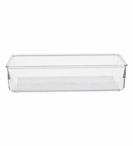 Set of 36 transparent plastic multi-function organisers for home, kitchen, and bathroom, 24x5.5x15.8 cm by BigBuy Home