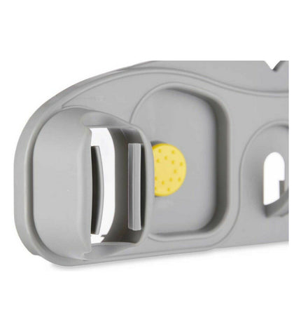 White and gray polypropylene broom wall mounts, 30x4.5x10 cm, set of 12, suitable for home, cleaning, and household storage.