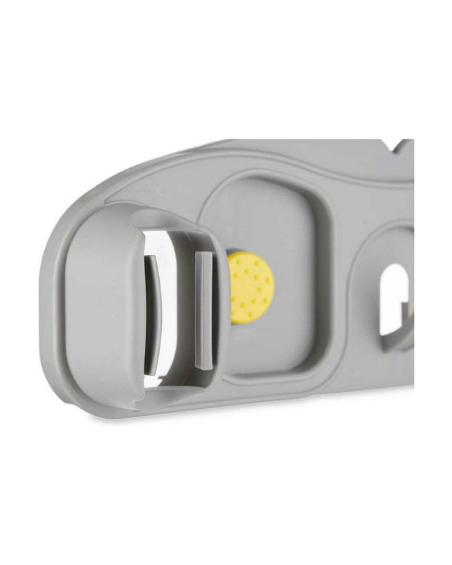 White and gray polypropylene broom wall mounts, 30x4.5x10 cm, set of 12, suitable for home, cleaning, and household storage.