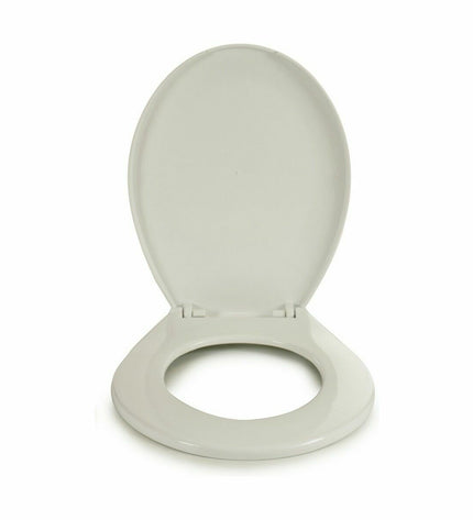 Set of 25 white plastic toilet seat covers by Berilo, measuring 34.5 x 43 x 5 cm, designed for bathroom use.